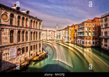 Le Grand Canal et l'architecture de Venise, Venise, Italie Banque D'Images