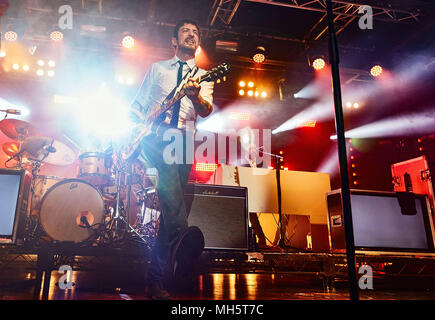 28 avril 2018 - Frank Turner et le coin nuit âmes vivent à o2 Academy, Liverpool, UK Credit : Andy Von Pip/ZUMA/Alamy Fil Live News Banque D'Images