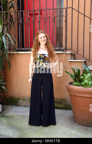 Rome Italie 30 avril 2018 - Cinemas Barberini film de présentation Photocall LE GRIDA DEL SILENZIO Martina Carletti dans le rôle d'Alice Credit: Giuseppe Andidero/Alay Live News Banque D'Images