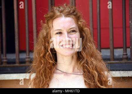 Rome Italie 30 avril 2018 - Cinemas Barberini film de présentation Photocall LE GRIDA DEL SILENZIO Martina Carletti dans le rôle d'Alice Credit: Giuseppe Andidero/Alay Live News Banque D'Images