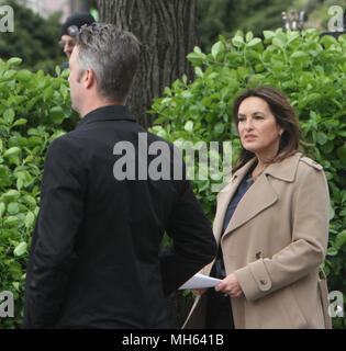 NEW YORK, NY Le 30 avril 2018:Otherspace tournage sur l'ensemble de Law & Order Unité Spéciale Victms dans Central Park à New York. Le 30 avril 2018 Credit:RW/MediaPunch Banque D'Images