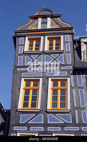 Schiefe Das Haus, Altstadt, Idstein Banque D'Images