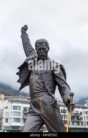 Statue de Freddie Mercury Banque D'Images