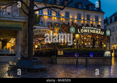 Lowenbrau pub à Baden-Baden Banque D'Images