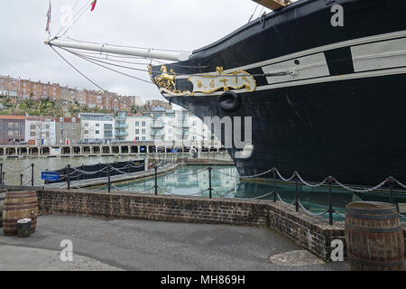 SS Great Britain en cale sèche, Bristol Banque D'Images