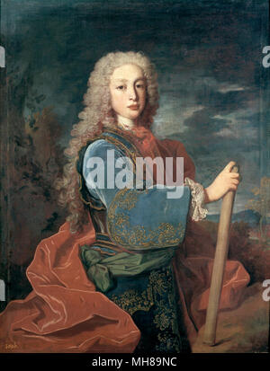 Louis I (1707 - 1724), roi d'Espagne en 1724. Portrait par Jean Ranc Banque D'Images
