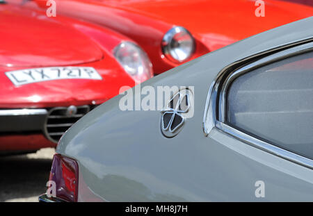 Alfa Romeo classic 60 et 70 voitures de sport Banque D'Images