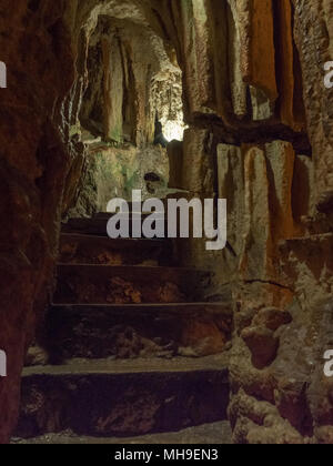 L'intérieur de la grotte de Nettuno en Sardaigne Banque D'Images