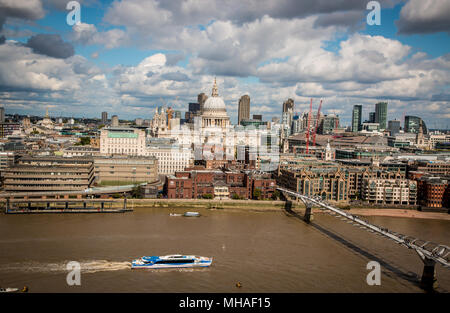 Nuit sur la Tamise - Londres UK Banque D'Images