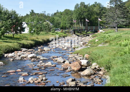 Coulisses le long de la route Auto Mont Washington dans le New Hampshire (États-Unis) Banque D'Images