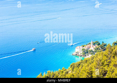 Île de Brac en Croatie, l'Europe. Bel endroit. Banque D'Images