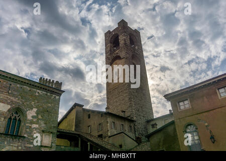 Monument de bergamo Banque D'Images