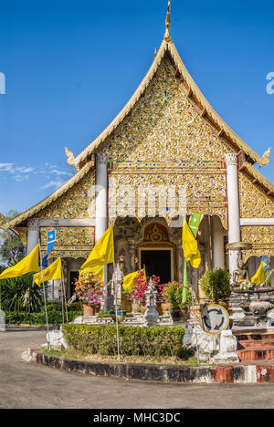 Wat Chedi Luang, Chiang Mai, Thaïlande du Nord Banque D'Images