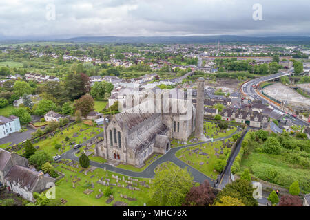 La Cathédrale St Canice dans la ville de Kilkenny, Irlande Banque D'Images