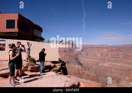 Dans et autour de West Rim du Grand Canyon Banque D'Images