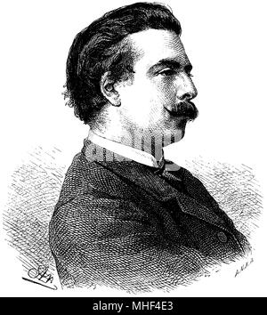 Charles de Coster (né le 20 août 1827, est mort le 9 mai 1879), Banque D'Images