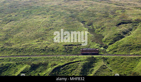 Le sneffels mountain railway sur l'île de Man Banque D'Images