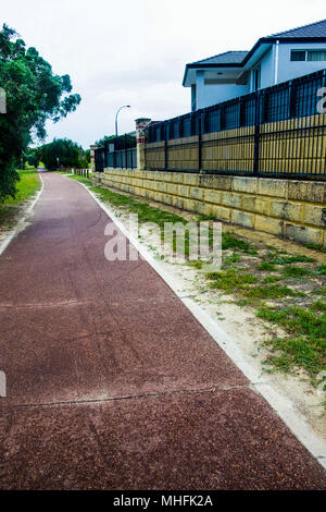 Marcher autour du lac partagé Yellagonga Armadale Australie Wanneroo W. Banque D'Images