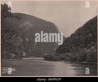 Delaware Water Gap en Pennsylvanie Banque D'Images