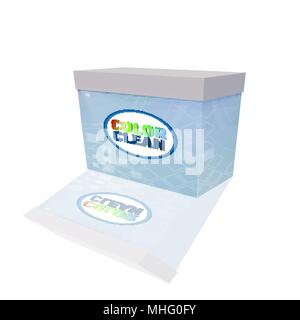 L'emballage de lessive Illustration de Vecteur