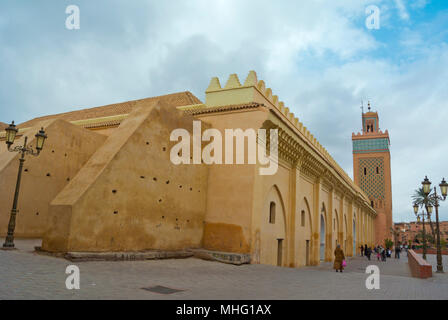 Mosquée Moulay El Yazid, mosquée de la Kasbah, Kasbah, Marrakech, Maroc, Afrique du Nord Banque D'Images