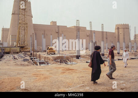 Le Qasr Al Masmak, dans le centre de Riyad, l'historique en brique de boue fort construit autour de 1865. Banque D'Images