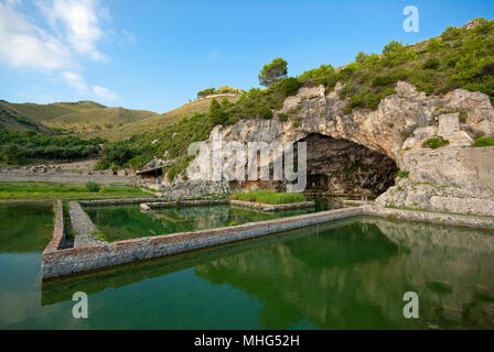 Sperlonga, Grotta di Tiberio, grottes de Tibère, lazio, Italie Banque D'Images