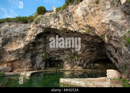 Sperlonga, Grotta di Tiberio, grottes de Tibère, lazio, Italie Banque D'Images