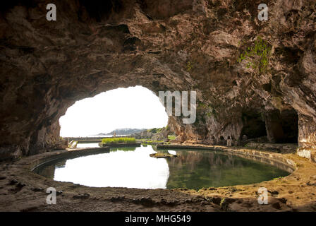 Sperlonga, Grotta di Tiberio, grottes de Tibère, lazio, Italie Banque D'Images