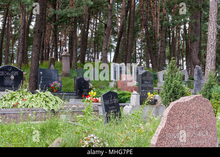 Bohoniki, cimetière, Podlasie, Pologne. Banque D'Images