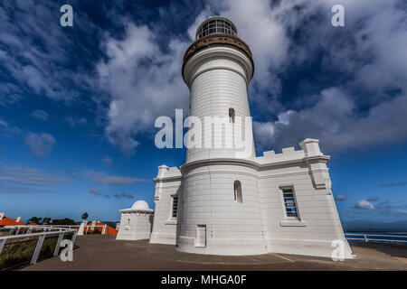 Phare de Cape Byron de près. Byron Bay, NSW, Australie Banque D'Images