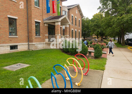 Columbus Indiana visitors center Banque D'Images