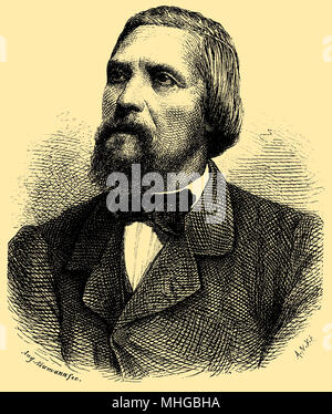 Heinrich Adolf Valentin Hoffmann (né le 18 octobre 1814), Banque D'Images