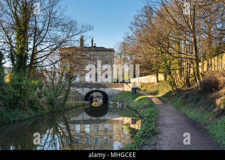 Cleveland House et Sydney Gardens Tunnel, Kennet and Avon Canal, baignoire, Somerset, UK Banque D'Images