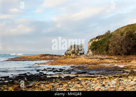 Parc National de la baie Crowdy, Laurieton, New South Wales, Australie. Dans Diamond Head Bay Crowdy National Park au sud de Laurieton, sur la côte nord de la nouvelle Banque D'Images