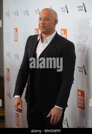 Vin Diesel assiste à la 45e Gala Prix Chaplin à l'Alice Tully Hall, Lincoln Center le 30 avril 2018 à New York. Banque D'Images