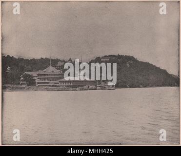 Fort Lee, sur l'Hudson, New York Banque D'Images