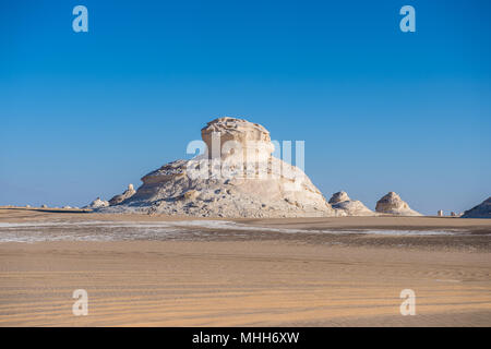 Le Parc National du Désert Blanc Surface en Egypte Banque D'Images