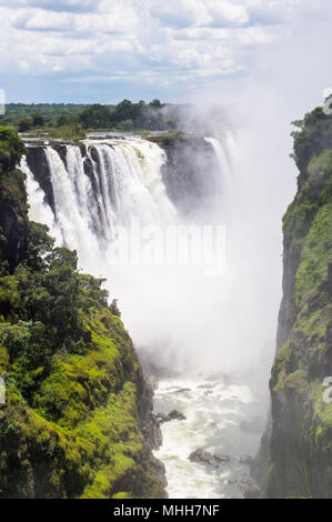 Victoria Falls, pensionnaire de la Zambie et Zimbabwe. UNESCO World Heritage