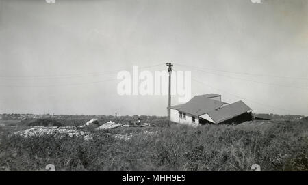 Meubles anciens De septembre ou octobre 1938 photographie, la destruction du 21 septembre, 1938 Grande Nouvelle Angleterre l'ouragan dans ou près de Newport, Rhode Island. SOURCE : tirage photographique original. Banque D'Images