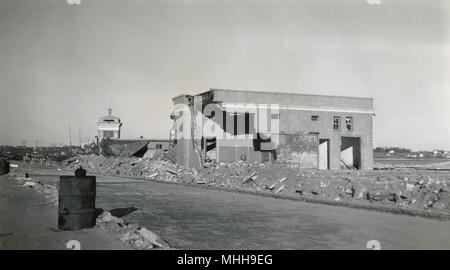 Meubles anciens De septembre ou octobre 1938 photographie, la destruction du 21 septembre, 1938 Grande Nouvelle Angleterre l'ouragan dans ou près de Newport, Rhode Island. SOURCE : tirage photographique original. Banque D'Images