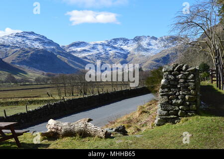 Depuis le sommet de la proue est tombé, Lake district Banque D'Images