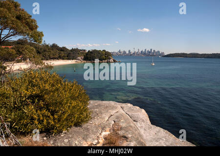 Shark Bay nielsen park Sydney Harbour national park vaucluse sydney New South Wales australie Banque D'Images