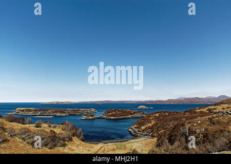 Drumbeg fish farms Banque D'Images