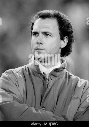 FRANZ BECKENBAUER EN ALLEMAGNE DE L'OUEST 16 mars 1986 Banque D'Images