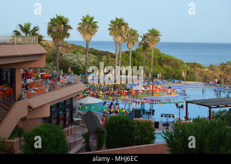 Hôtel voir en Algarve, Portugal, Abufeira Banque D'Images