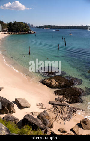 Shark Bay nielsen park Sydney Harbour national park vaucluse sydney New South Wales australie Banque D'Images