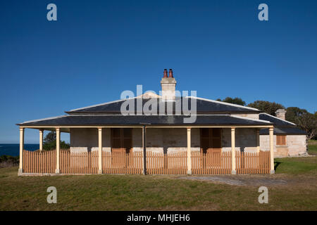 Hornby lighthouse keepers cottage south head sydney New South Wales australie Banque D'Images