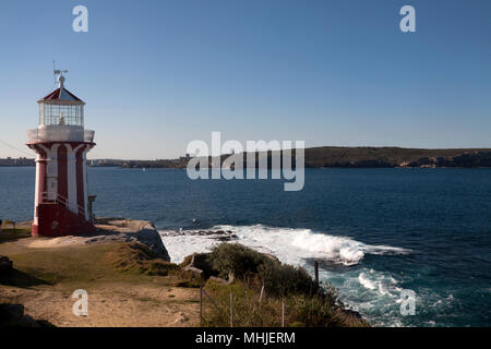 Phare hornby tête du sud de l'entrée du port de Sydney Sydney New South Wales australie Banque D'Images