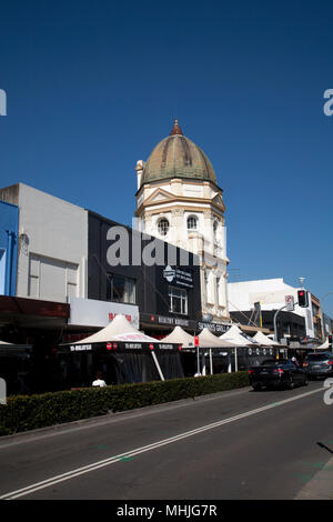 Cafés et restaurants dans la rue de l'église New South Wales Australie parramatta Banque D'Images
